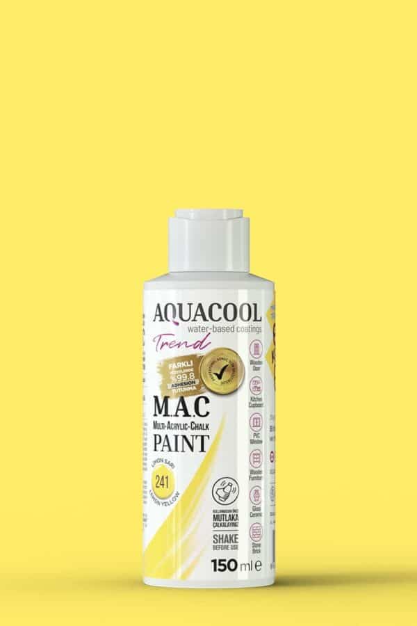 Aquacool Trend MAC Boya 241 limon sarı 150ml