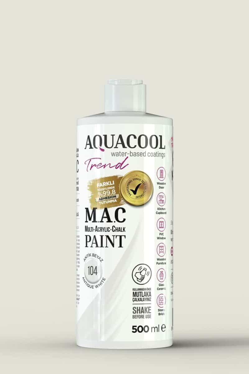 Aquacool Trend MAC Boya 104 antik beyaz 500ml