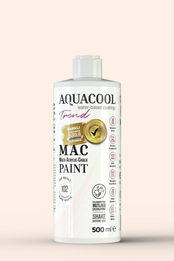 Aquacool Trend MAC Boya 102 saf beyaz 500ml