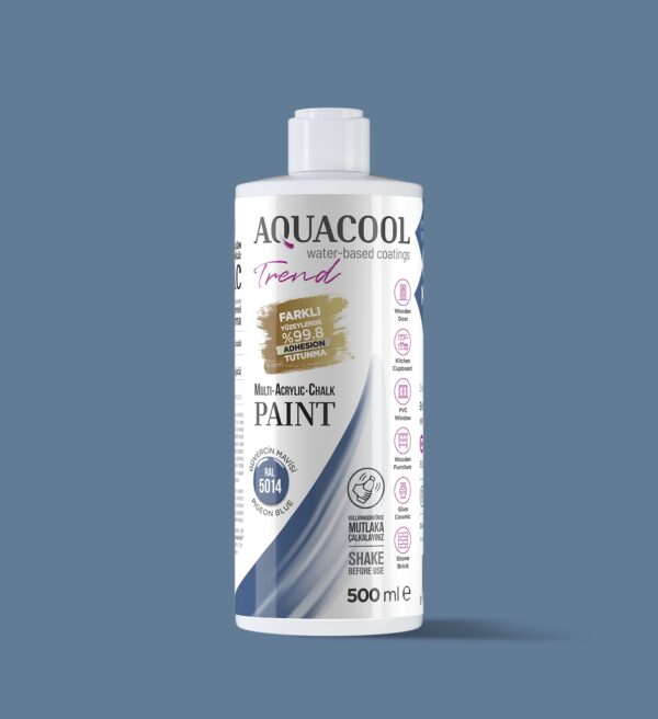 Aquacool Trend MAC Boya RAL Serisi 5014 Guvercin mavisi 500ml